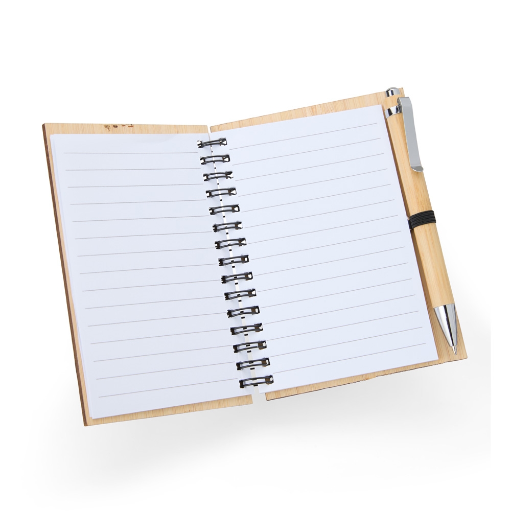 Caderno de Bambu com Caneta - 05134 - Imagem 2