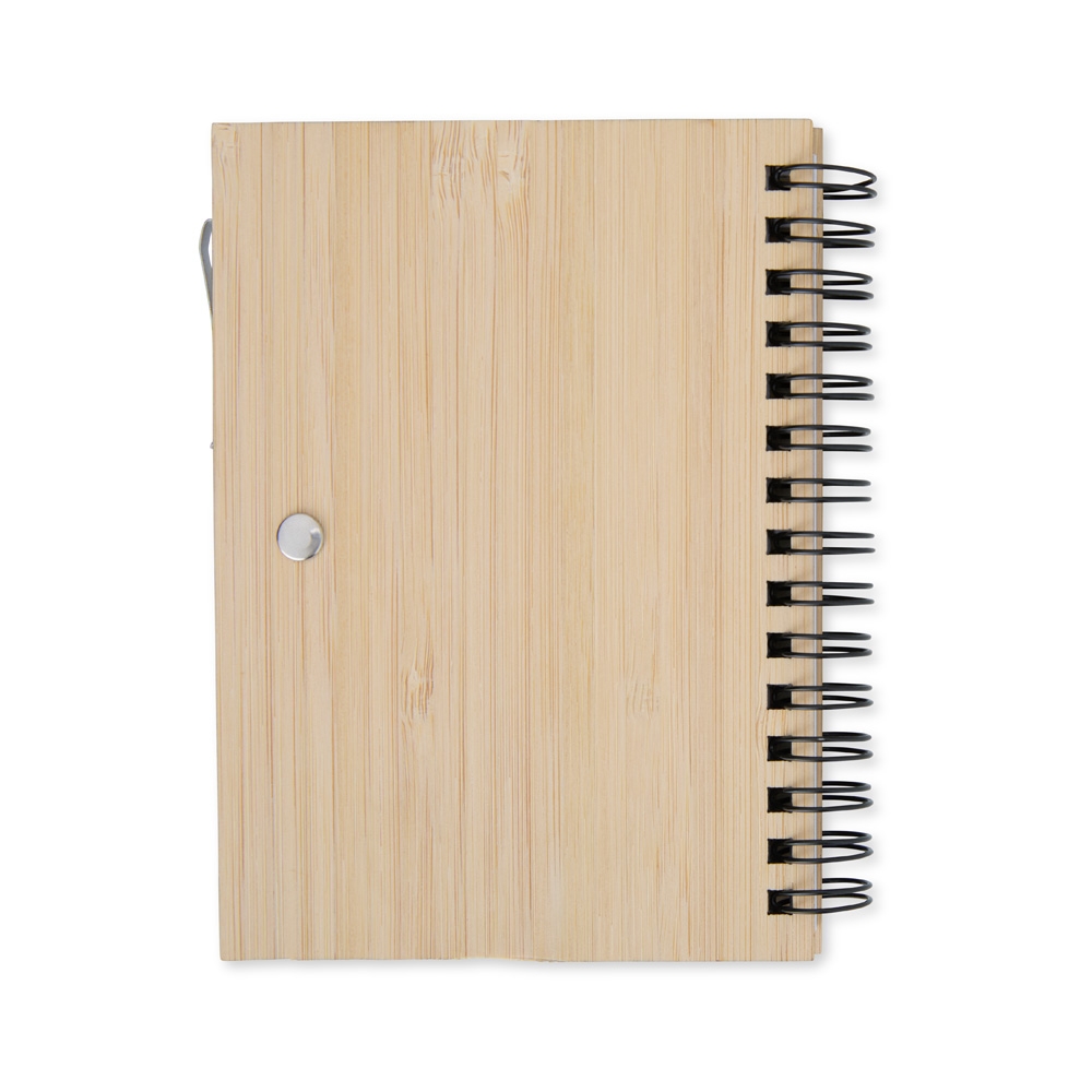 Caderno de Bambu com Caneta - 05134 - Imagem 4