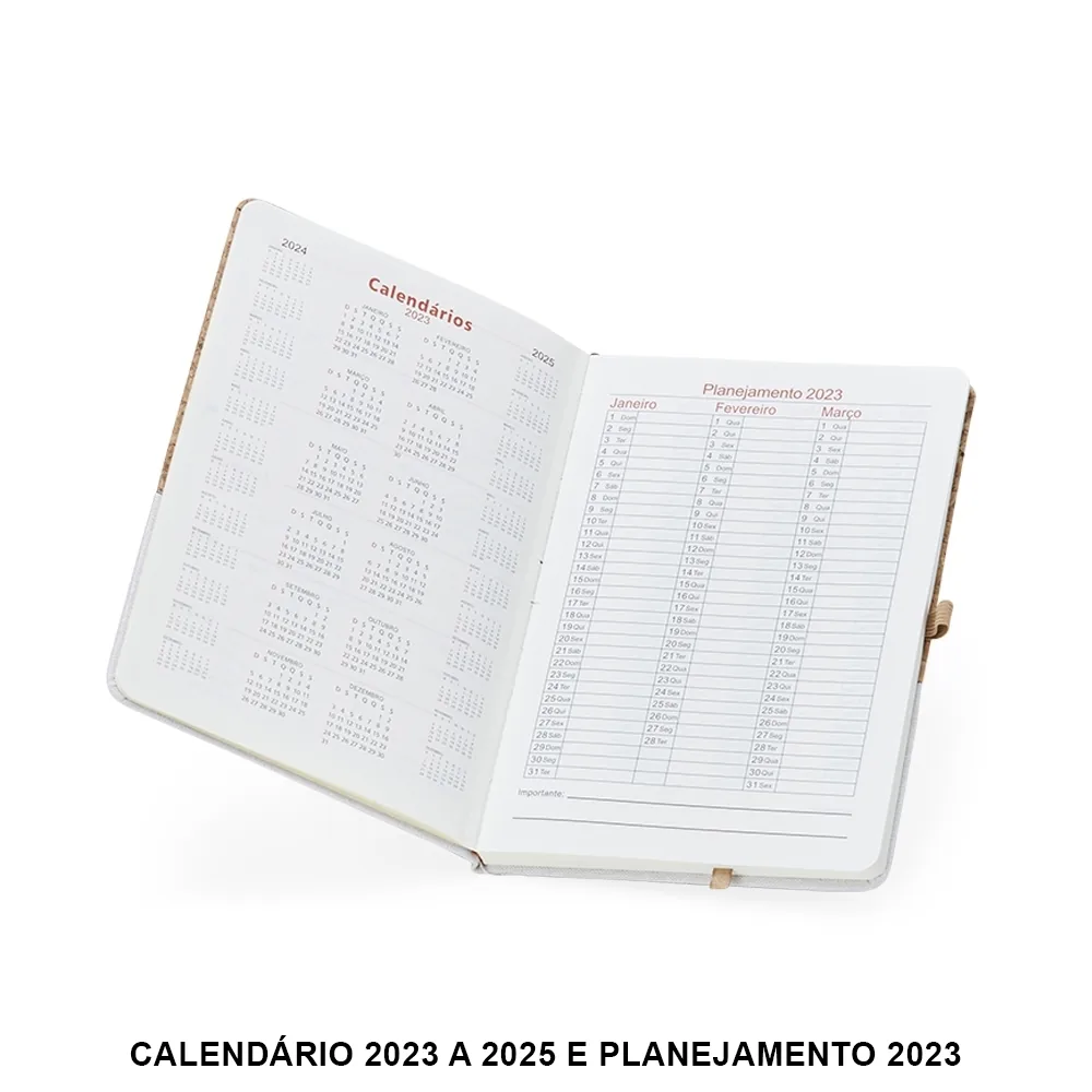 Caderneta A5 Cortiça personalizado - P@18712