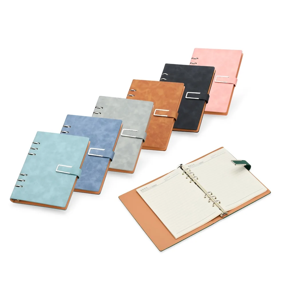 Caderno Fichário PU personalizado - 08203