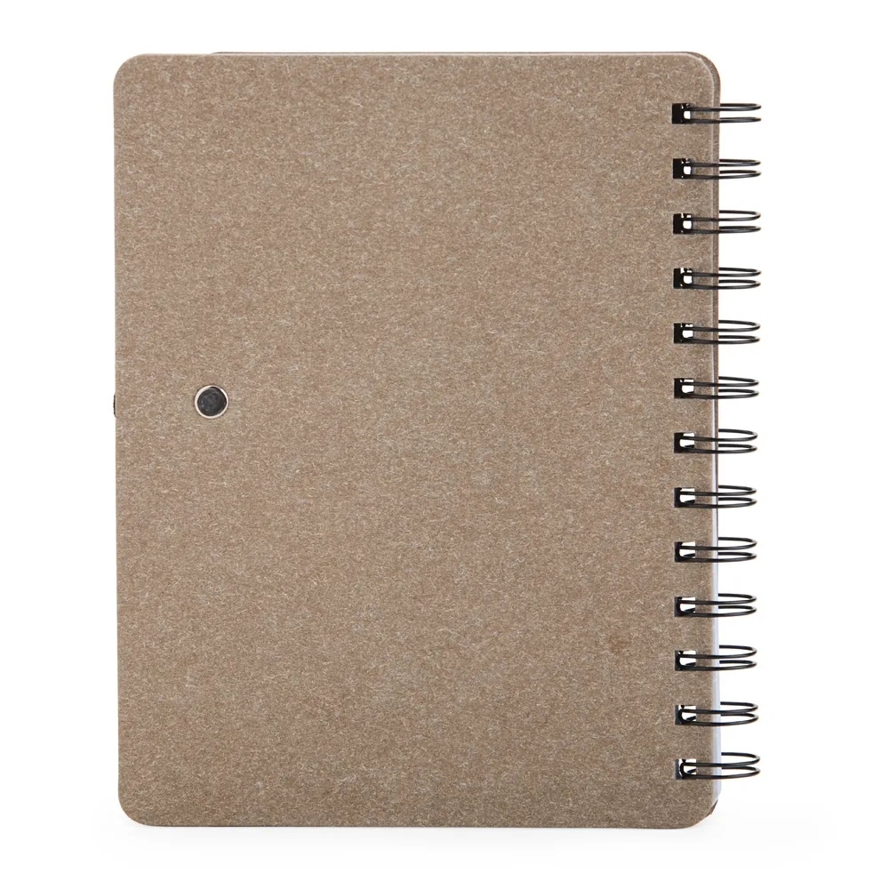 Caderno Kraft B6 com Porta Caneta personalizado - 02601