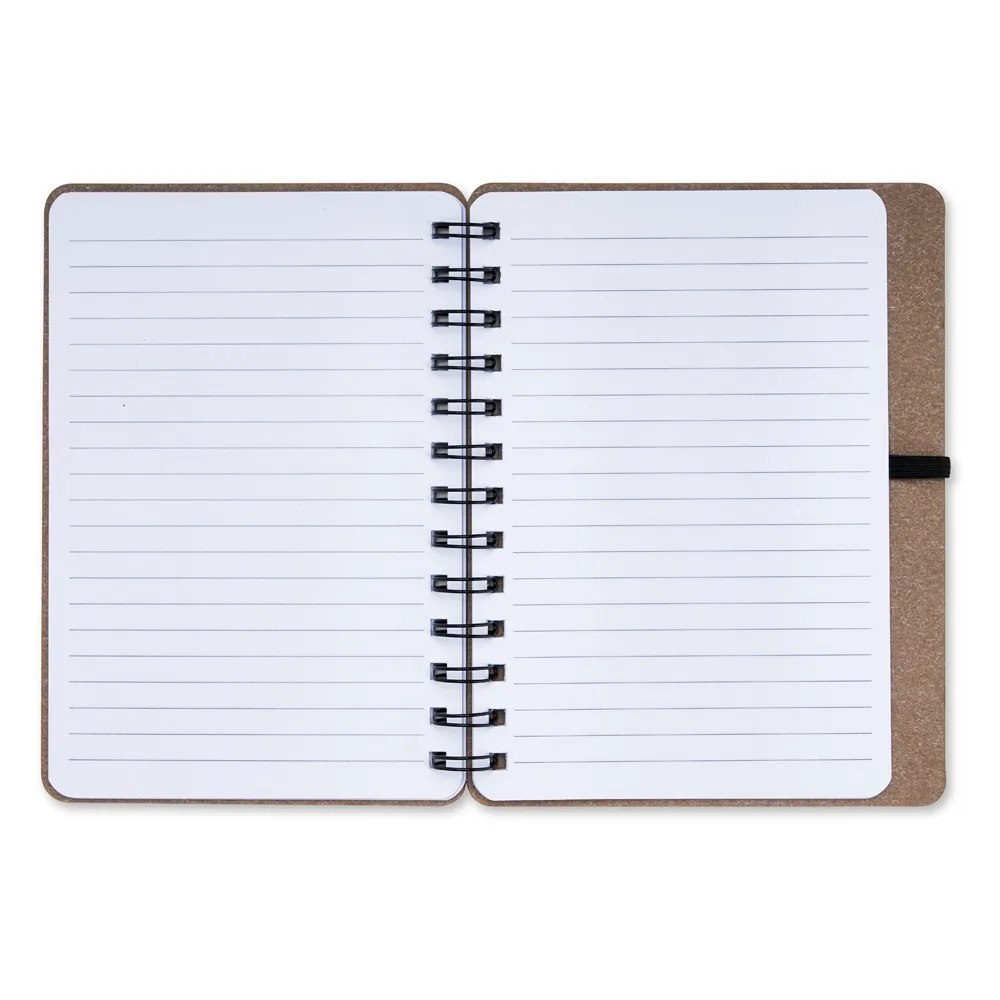 Caderno Kraft B6 com Porta Caneta personalizado - 02601