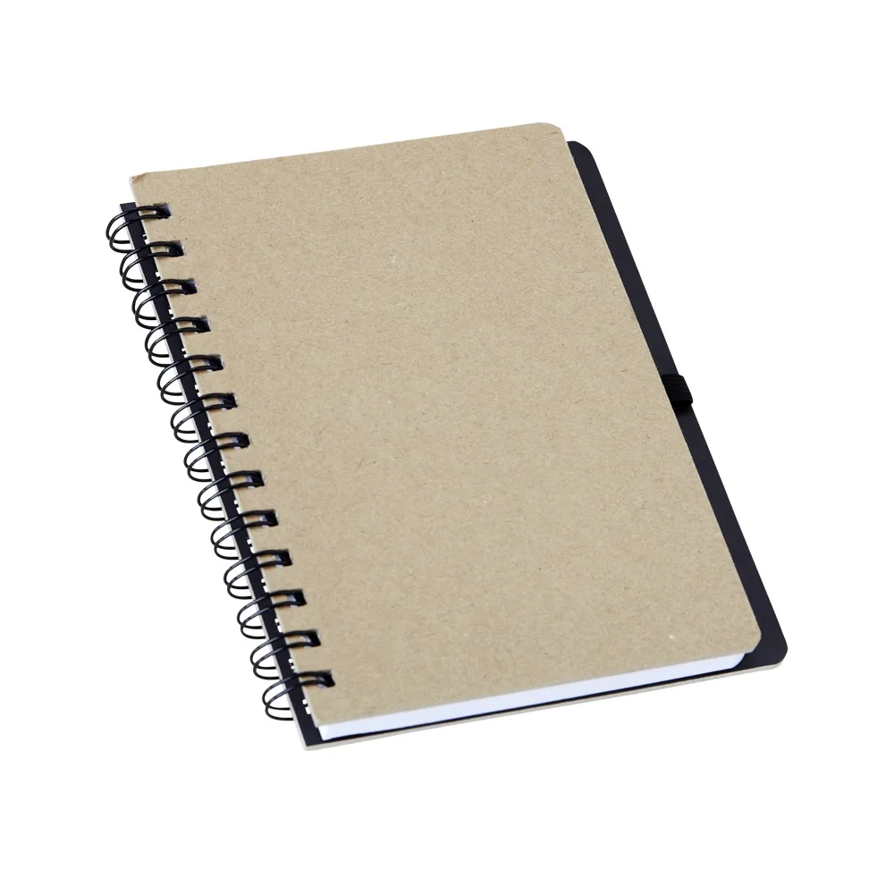 Caderno Kraft com Porta Caneta personalizado - 14838