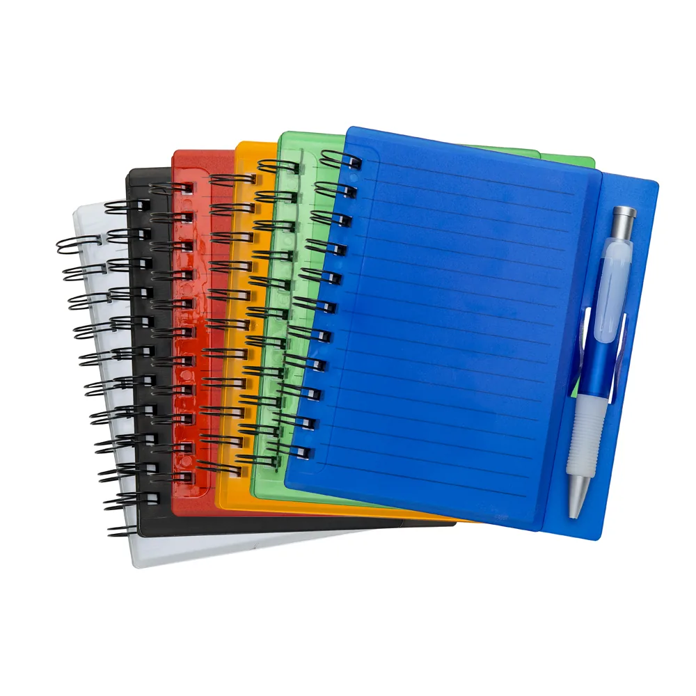 Caderno Plástico com Caneta personalizado - 11193
