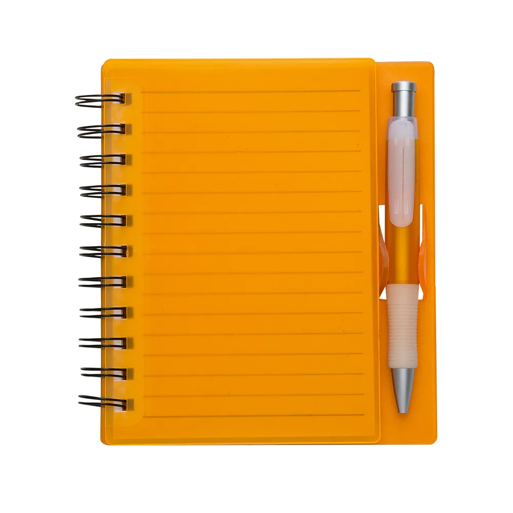 Caderno Plástico com Caneta personalizado - 11193