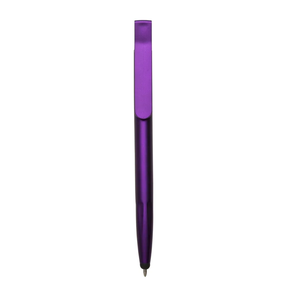 Caneta Plástica Touch com Suporte personalizado - 00708