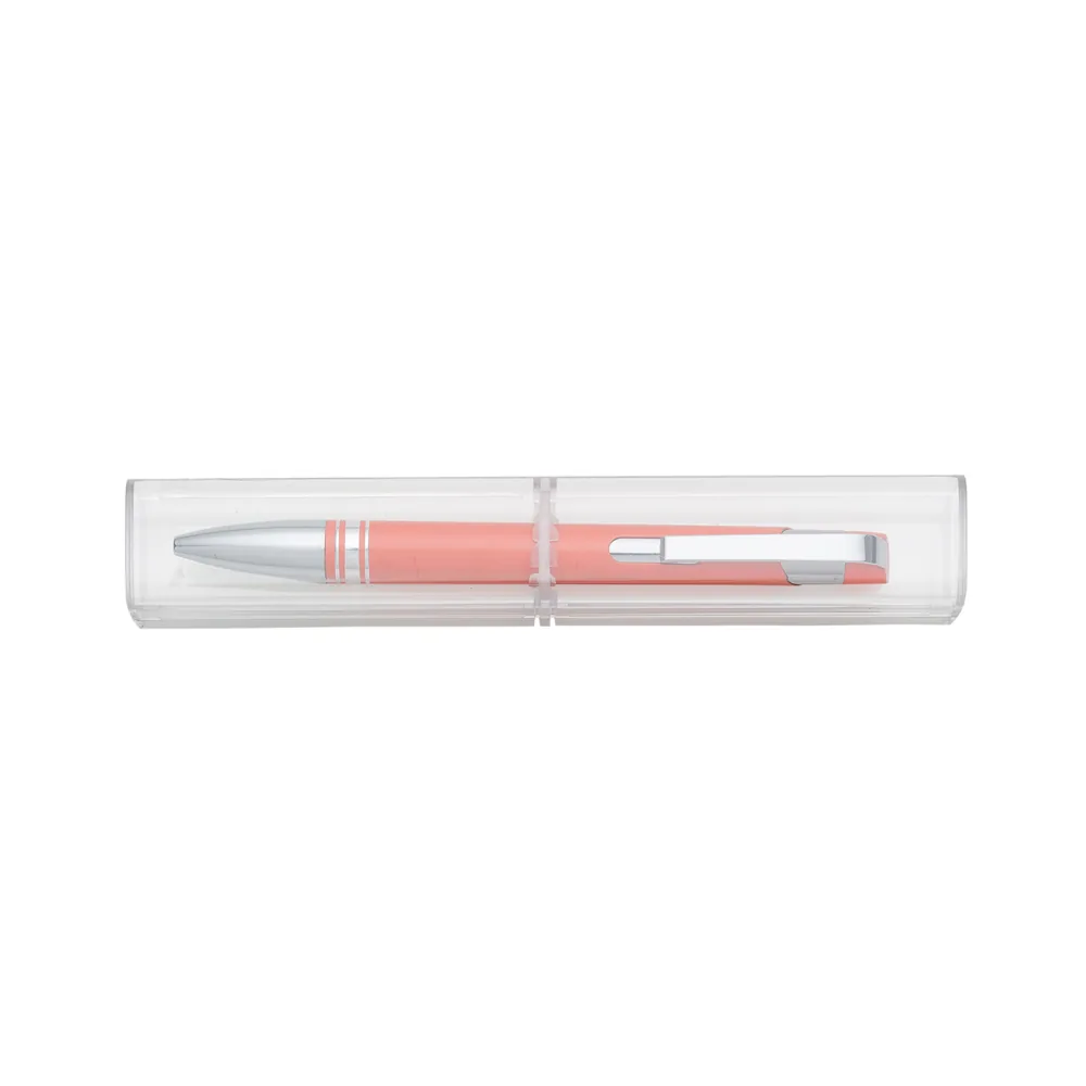 Caneta Semimetal com Tubo personalizado - 12653
