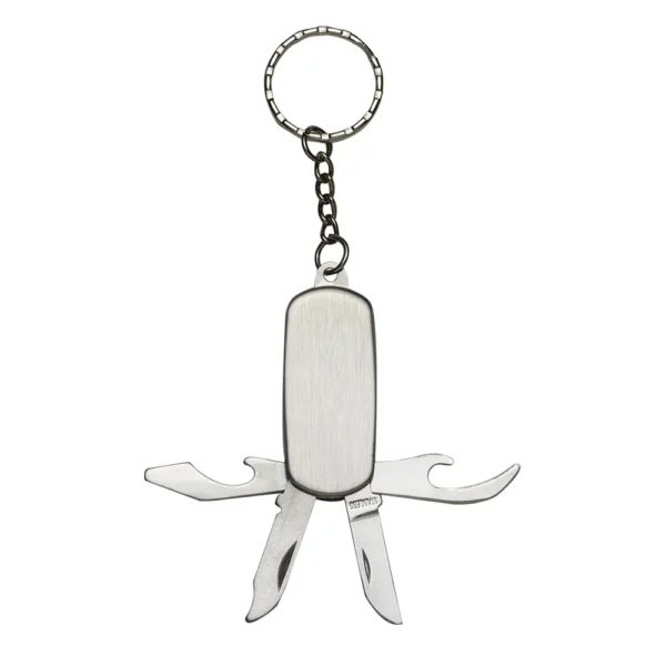 Chaveiro Metal Canivete 4 Funções personalizado - 10210