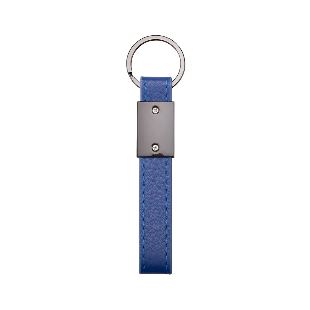 Chaveiro Metal com Couro Sintético personalizado - 19149