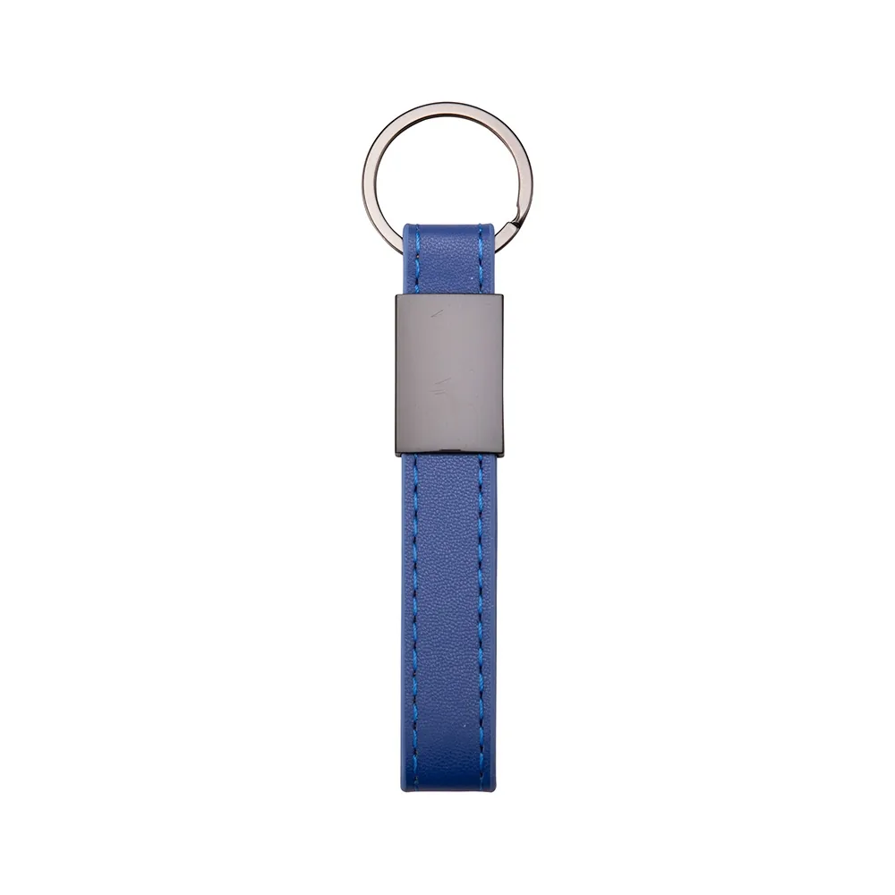 Chaveiro Metal com Couro Sintético personalizado - 19149
