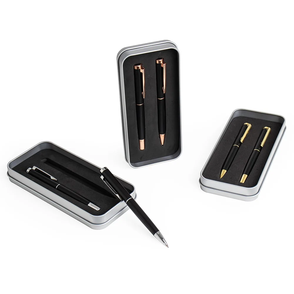 Kit Canetas Executivas personalizado - 08162