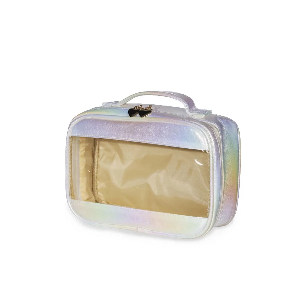 Nécessaire Sintética Holográfica Impermeável personalizado - 18651