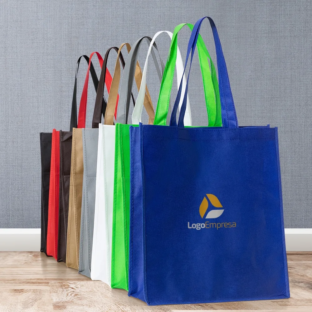 Sacola TNT com Bolso personalizado - 04043